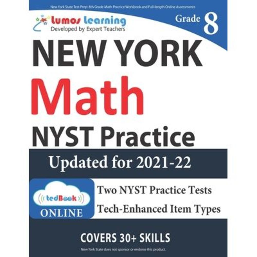 New York State Test Prep: 8th Grade Math Practice Workbook and Full-length Onlin